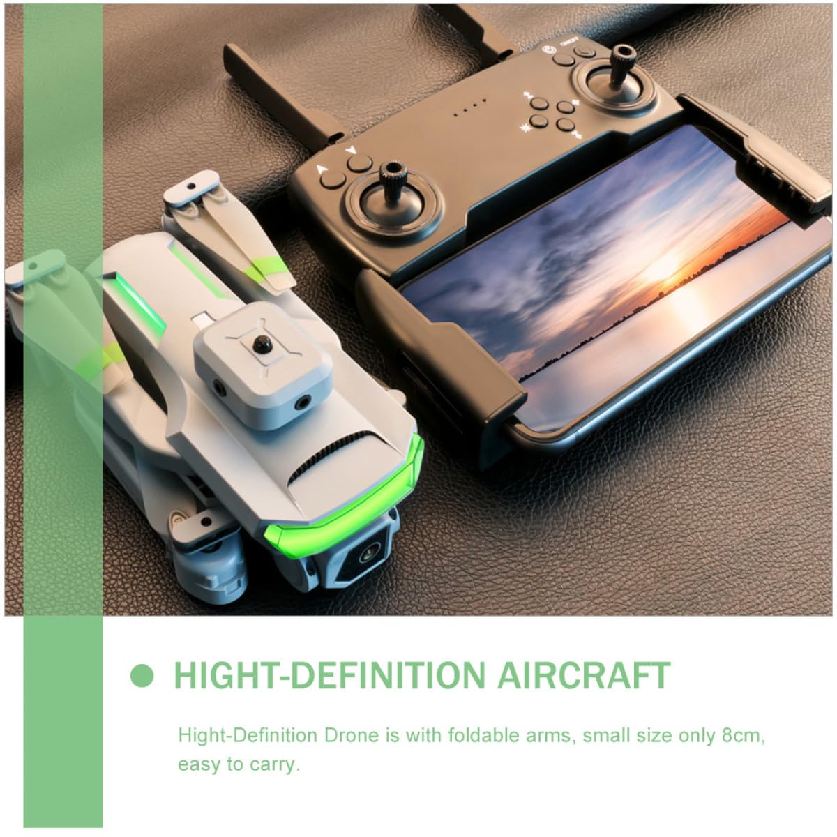 KOMBIUDA 1zestaw Drona z Wysoką Rozdzielczością Quadcopter Dla Nastolatków z Podwójnym Obiektywem Idealny Do Fotografii Świeżym Powietrzu Dron Minutowym Czasem Lotu