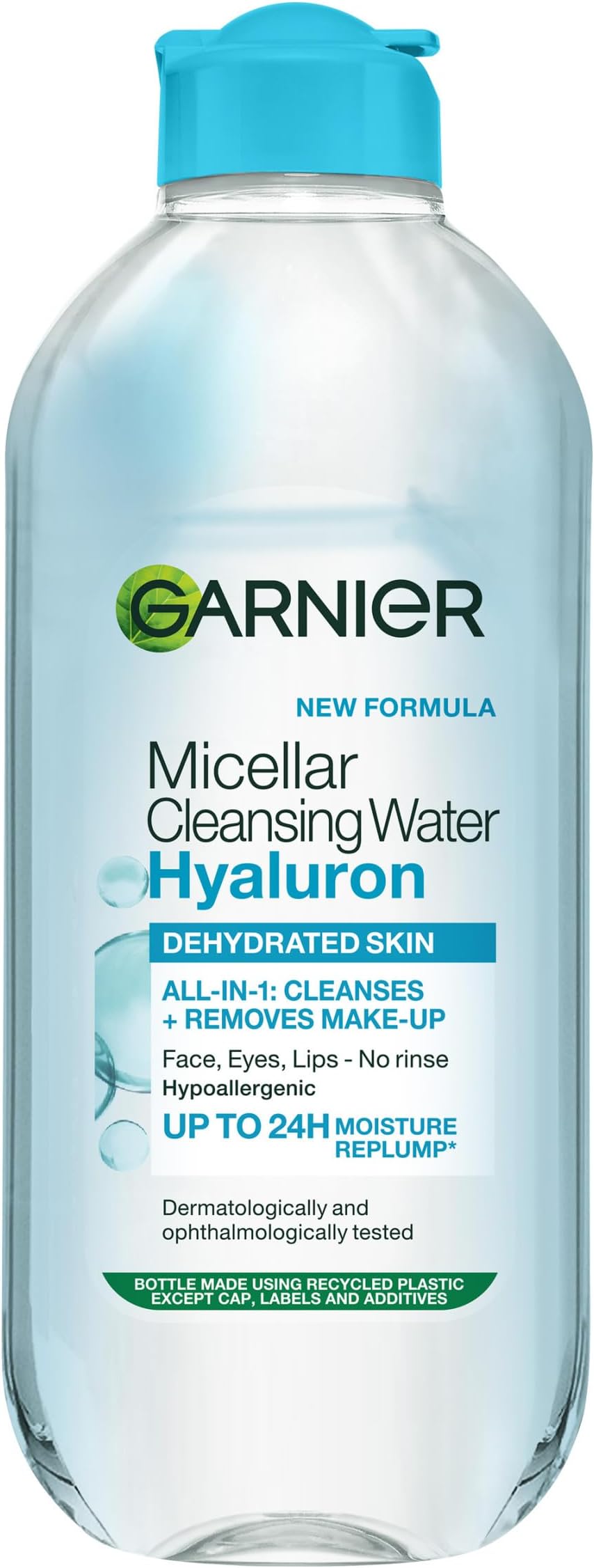 Garnier Micellar Hyaluron Cleansing Water - Barrier Strength 400ml, Packaging May Vary