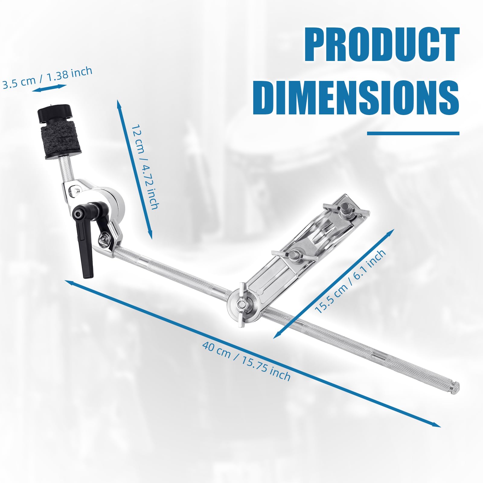 Drum Cymbal Stand CH930 Cymbal Boom Holder, Heavy Weight Boom Arm With ...