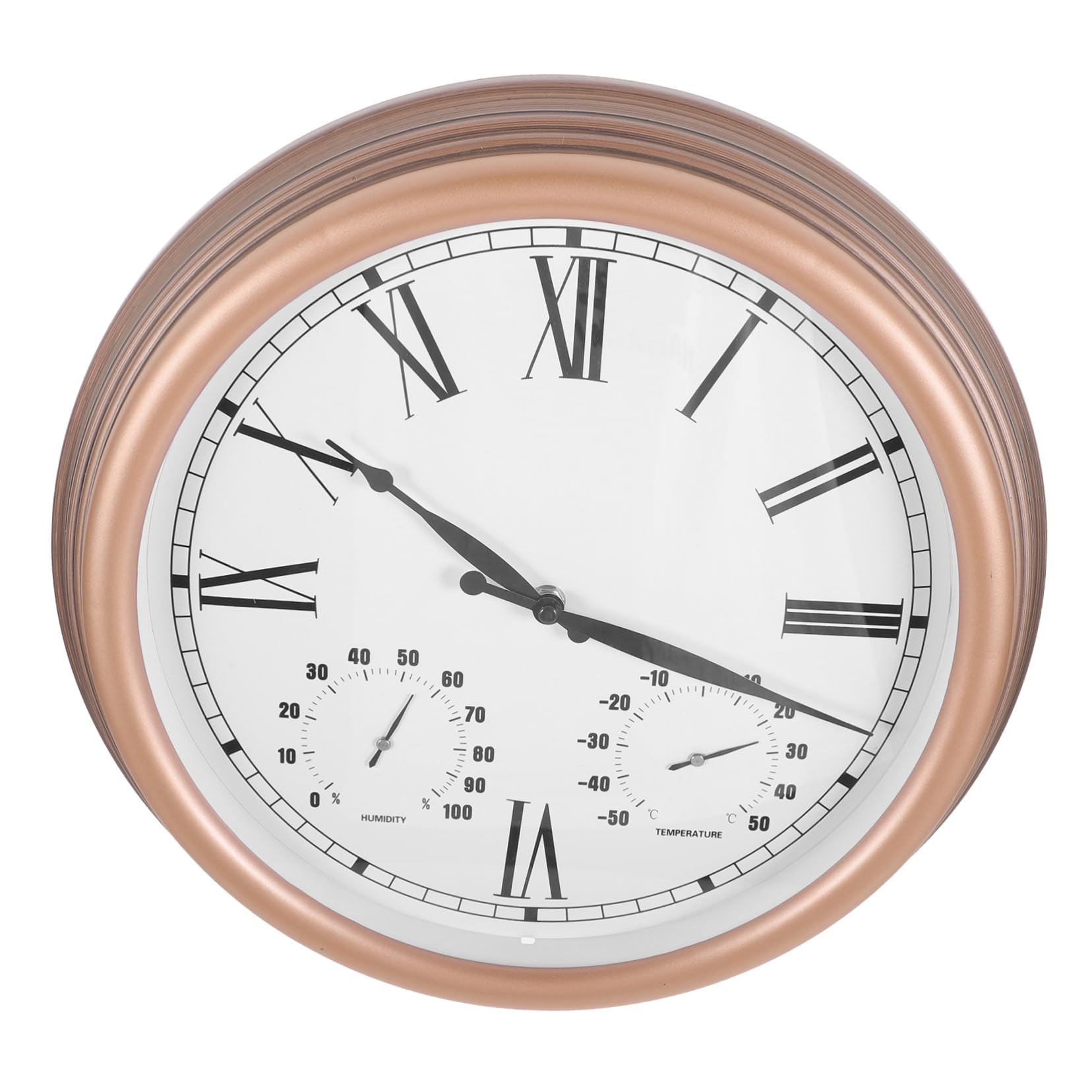 Horloge murale extérieur thermomètre hygromètre pour décoration élégante terrasse