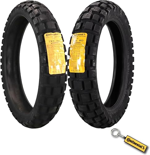 Miniatura 15 de Continental TKC 80 Twinduro M+S Neumático de Motocicleta - Neumático de Motocicleta Duradero para Todoterreno y Carretera para Turismo de Aventura