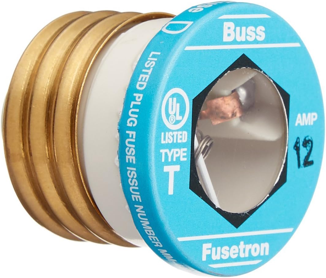 Bussmann Plug Fuse Dual Element 12 Amp 125 V Cd 1
