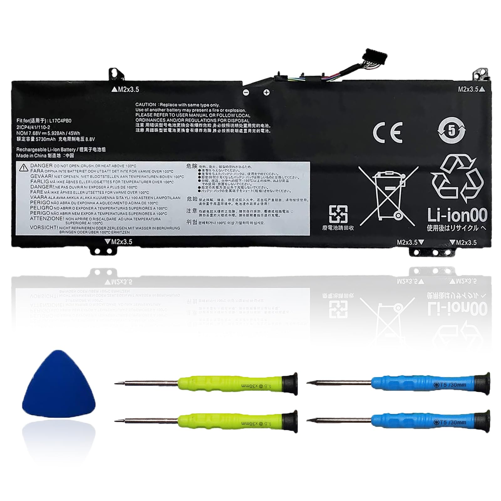 Amazon.com: OUWEE L17C4PB0 Laptop Battery Compatible with Lenovo