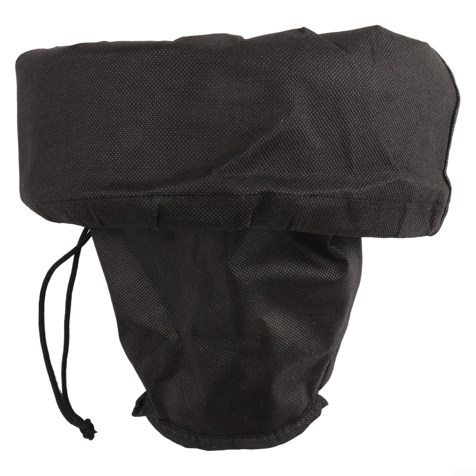 25cm Black Floating Plant Basket, Non-Woven Fabric Pond Graindrill Pot with Sponge, Soil Retention Root Protection Basket for Aquatic Water Feature Fish Pond