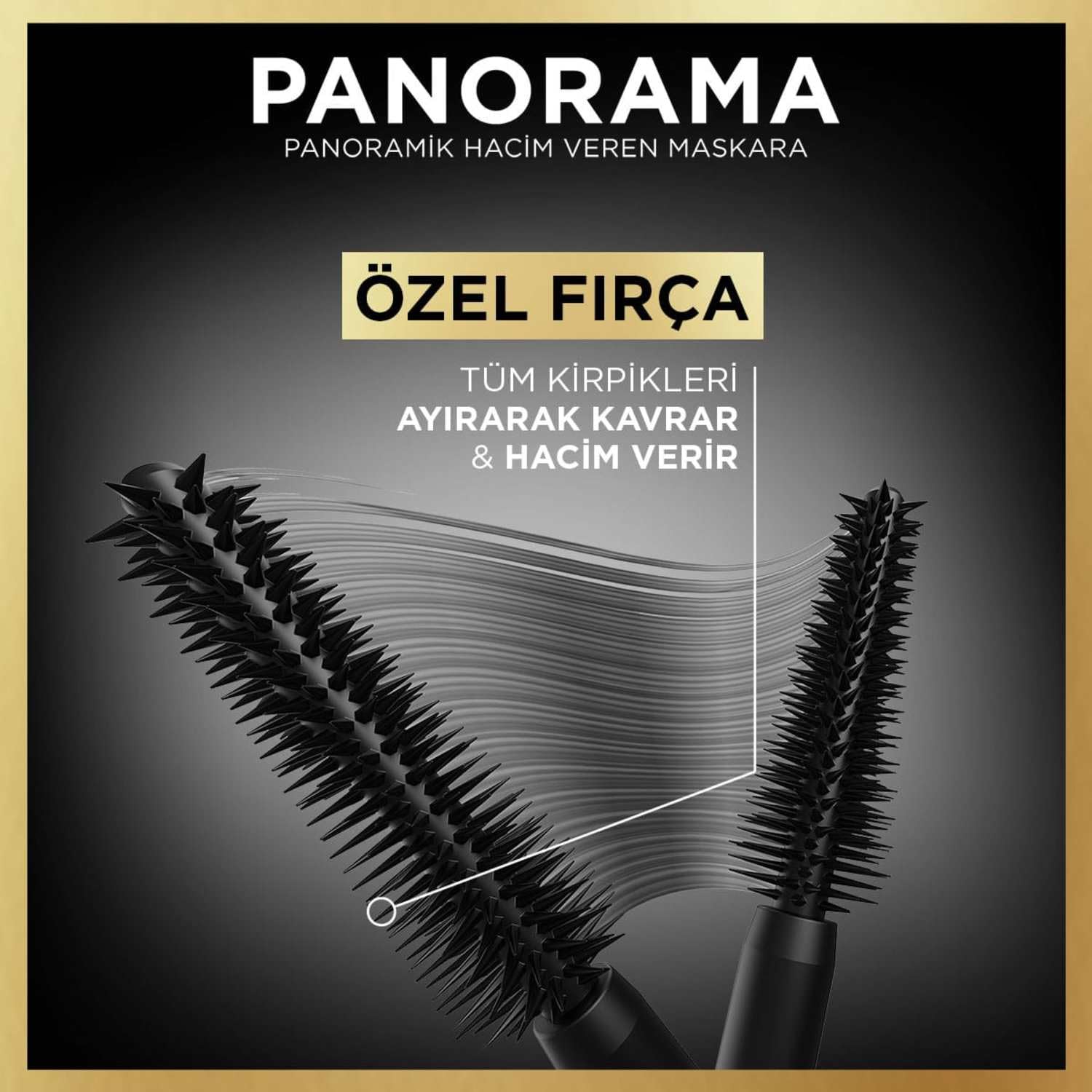 L'Oreal Paris Panorama Hacim Veren Maskara - Siyah