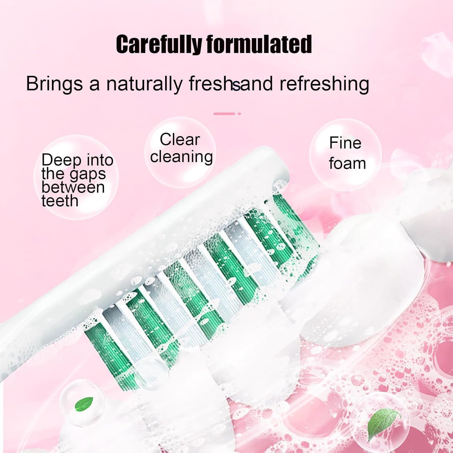 Glamvorateeth, dentifricio sbiancante Glamvorateeth, dentifricio sbiancante FreshBreath, dentifricio sbiancante alla niacinamide, dentifricio per rimozione macchie naturale (5 pezzi)
