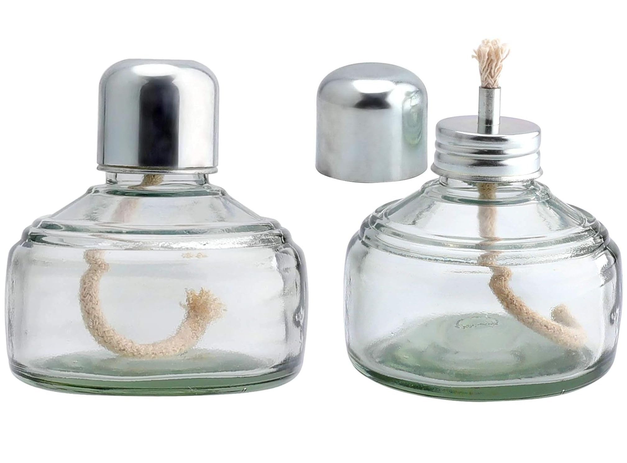 Amazon.co.jp: Rurumi アルコールランプ 150ml ガラス製 金属キャップ