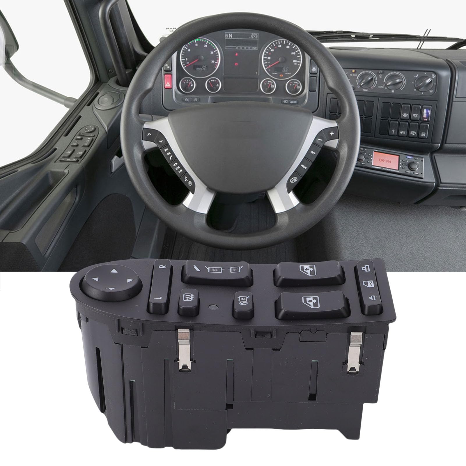 Tbest Master Power Window Switch Marka Przełącznik Regulatora Szyb Elektrycznych Przełącznik Lustra Elektrycznego Podnośnik Szyby Elektrycznej Podnoszenia Szyb 36-pinowy