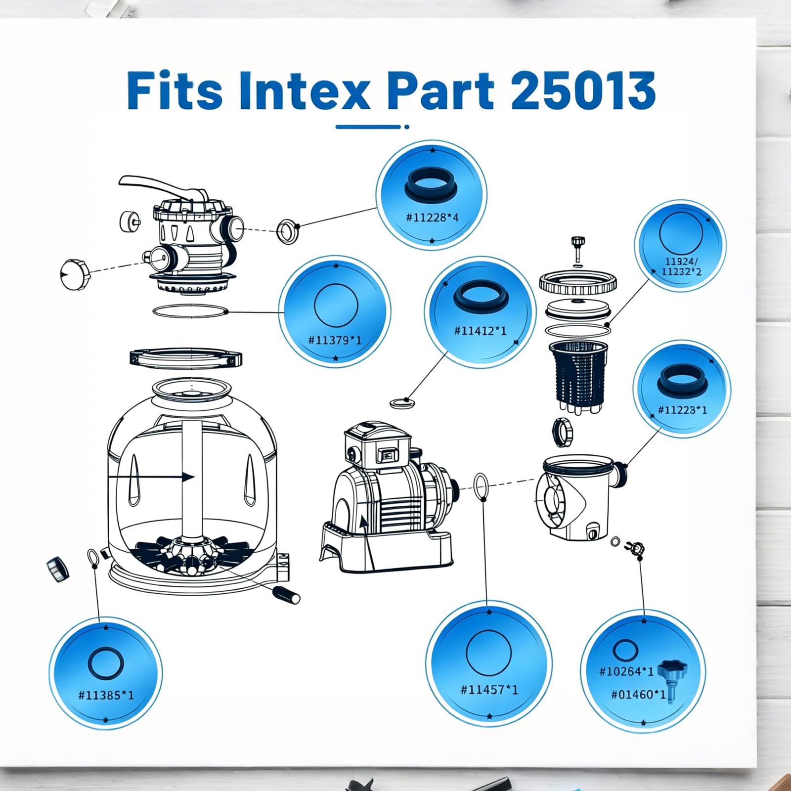 Filtr piaskowy, części zamienne do pomp piaskowych Intex, uszczelki basenowe, akcesoria basenowe do basenów Intex, pompa piaskowa, części zamienne 25013, w zestawie 1 zawór spustowy powietrza