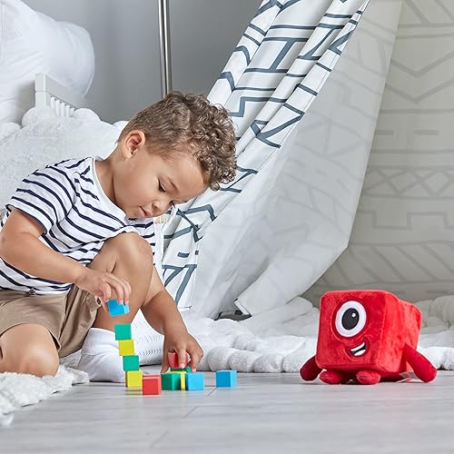 Miniatura 9 de hand2mind Numberblocks One - Juguetes de peluche, números para niños pequeños, juguete de aprendizaje de matemáticas preescolar, animal de peluche,