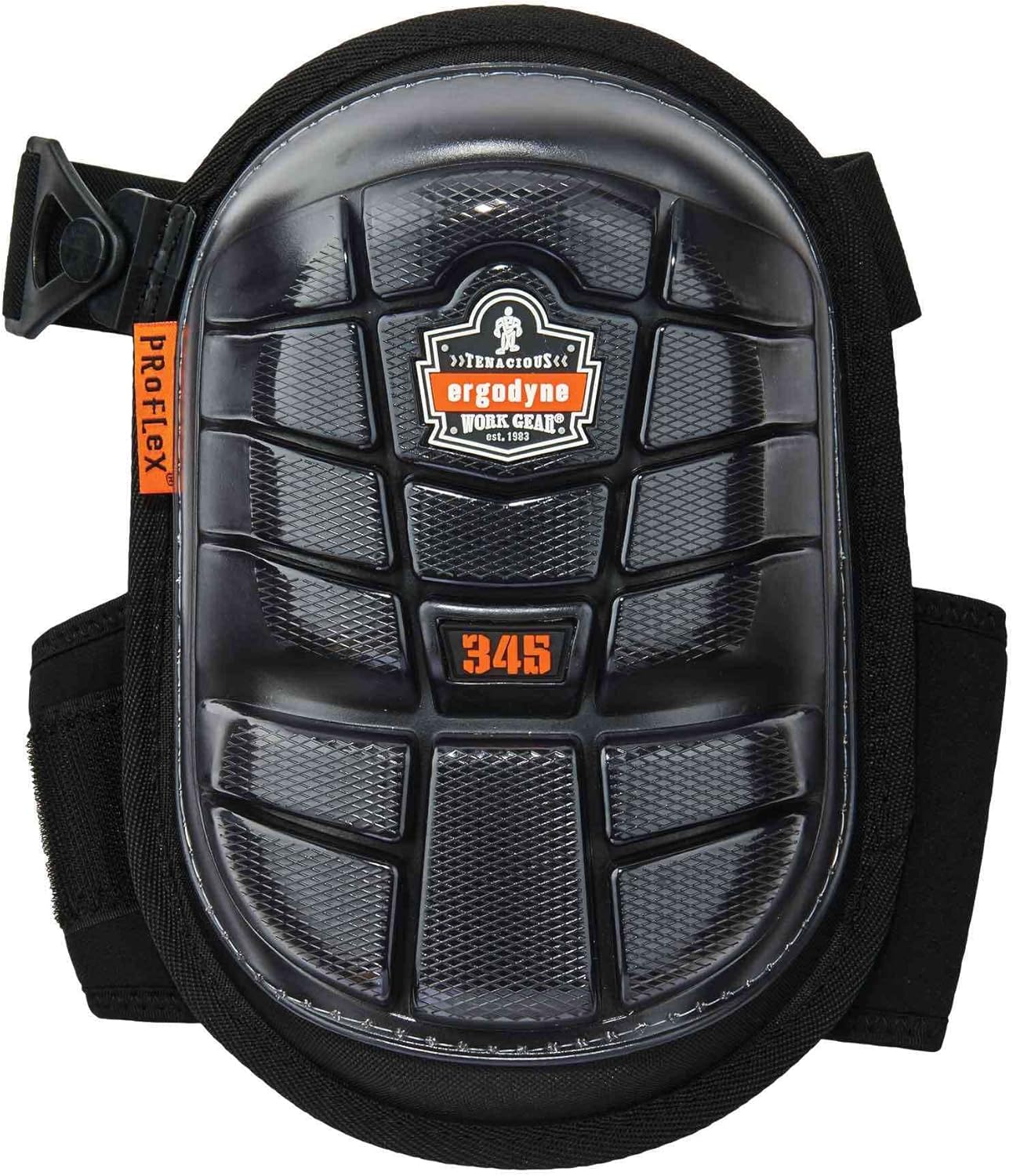 🔥 Crаzу Dеаlѕ Ergodyne ProFlex 345 Professional Knee Pads, Protective Long Cap, Injected Gel Padded Technology, Adjustable Straps, Black