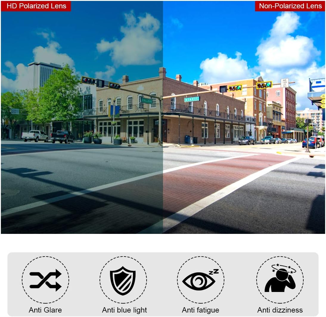 MIRYEA Polarized Sports Sunglasses for Men Women Cycling Running Driving Glasses - Image 5