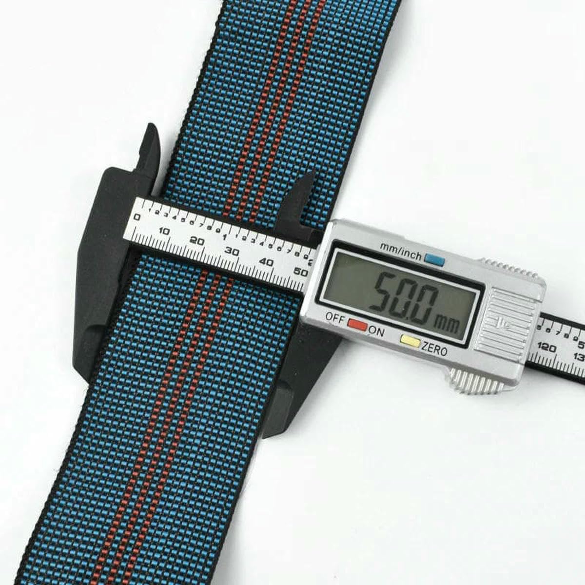 Banda elástica de 5/10/20 m, 5 cm de ancho, para muebles, sillas, sofás, respaldos, material de bricolaje, accesorios de repuesto, negro y B, 3, 50 mm, 20 metros
