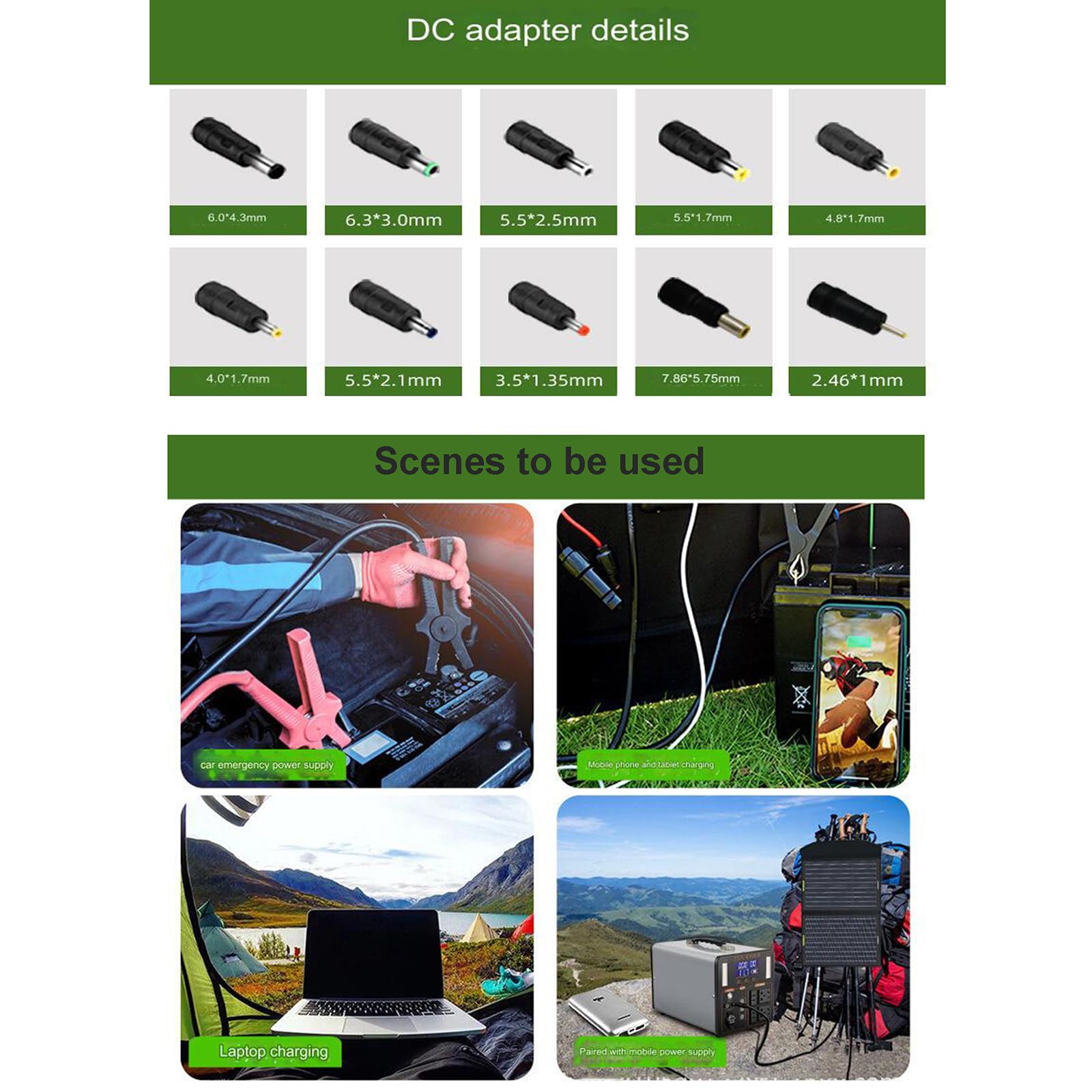 Składany panel ładowania słonecznego 18V, przenośny monokrystaliczny silikonowy panel fotowoltaiczny do telefonów komórkowych/power bank/aparatów fotograficznych /