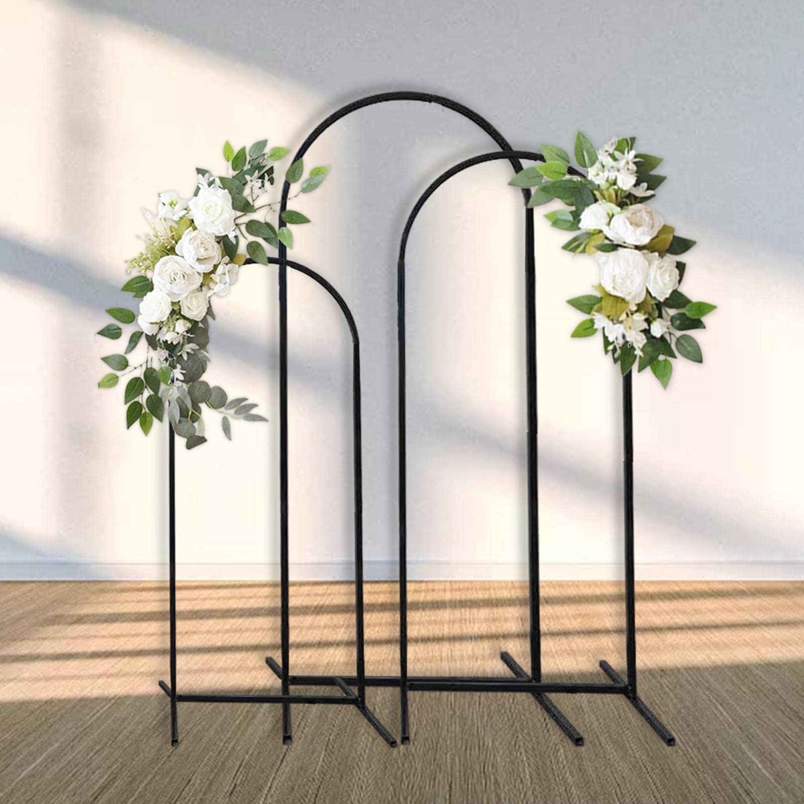 2 Pezzi Ghirlanda Fiori Matrimonio Arco Fiori Artificiali Seta Allestimento Floreale Decorazione Arco Cerimonia Rustica Adatta per Cerimonia Nuziale