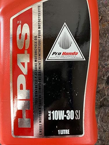Miniatura 4 de Honda HP4S 10w30 - Aceite sintético para motor de 4 tiempos para ATV  UTV  Motocicleta  PWC - 1 funda (12 cuartos de galón)