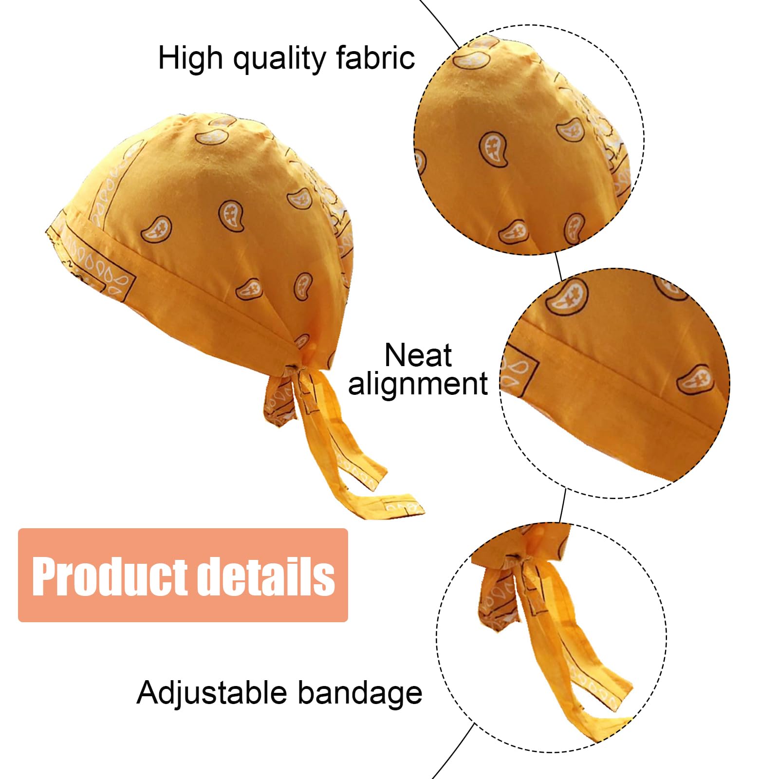 Bandana de Niño Classic Pattern - pañuelo para Cabeza Primavera/Verano，Gorro para niña, Gorros turbantes, Gorros
