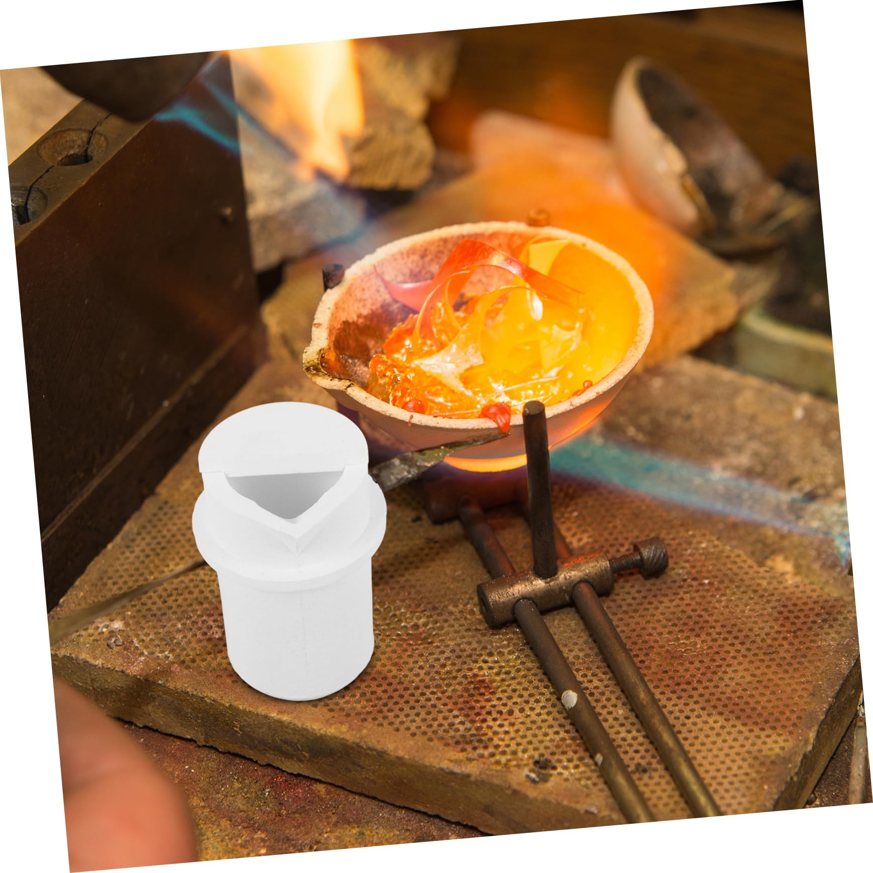 ULTECHNOVO 5 Piezas Crisol De Cuarzo Molde De Fusión Molde De Fundición Crisol Para Investigación De Laboratorio Molde Para Fundición Joyería Crisol Laboratorio Crisol Taza Molde Pequeño
