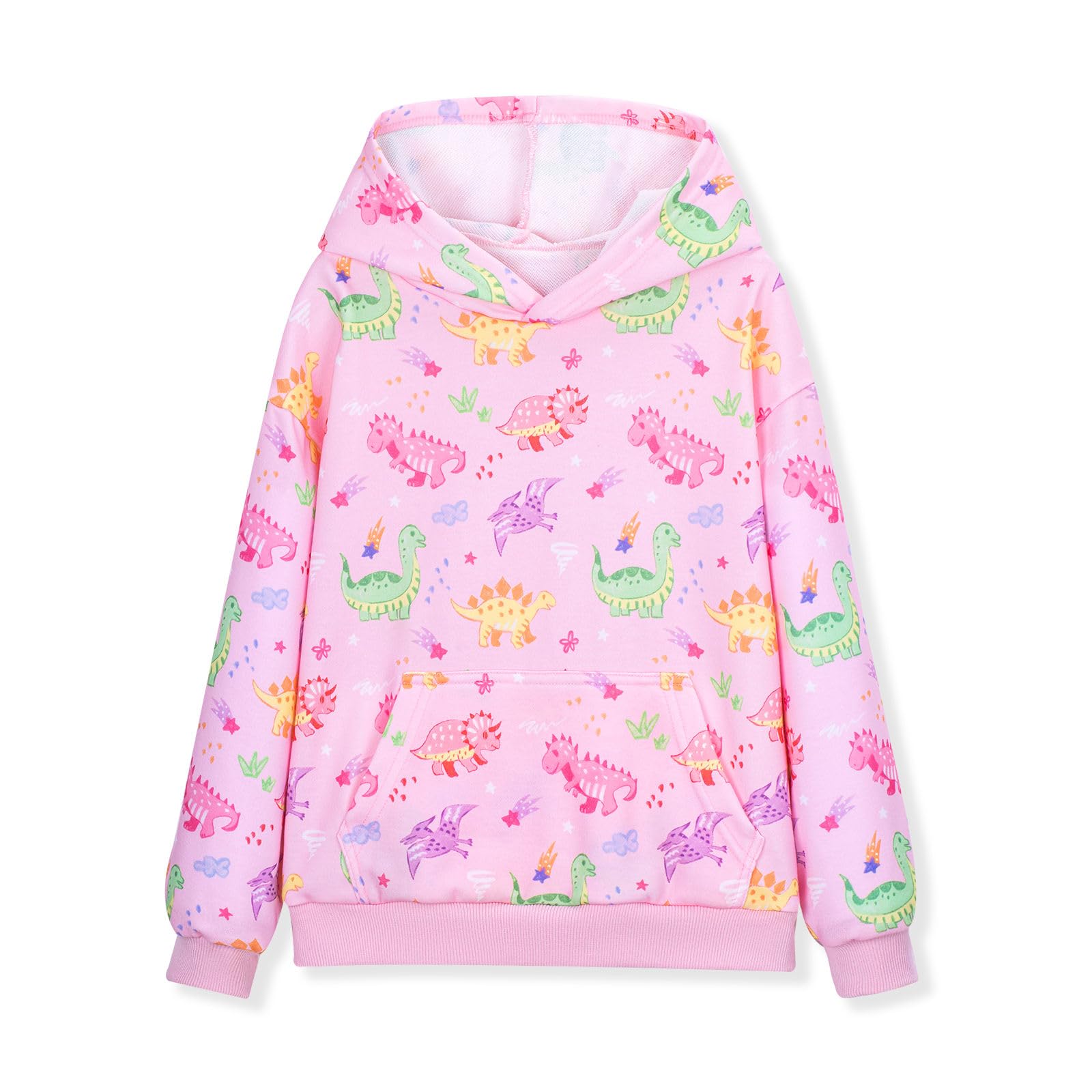 WELAKEN Girls and Toddlers' Pullover Printed Hoodie Sweatshirt with Kangaroo Pocket