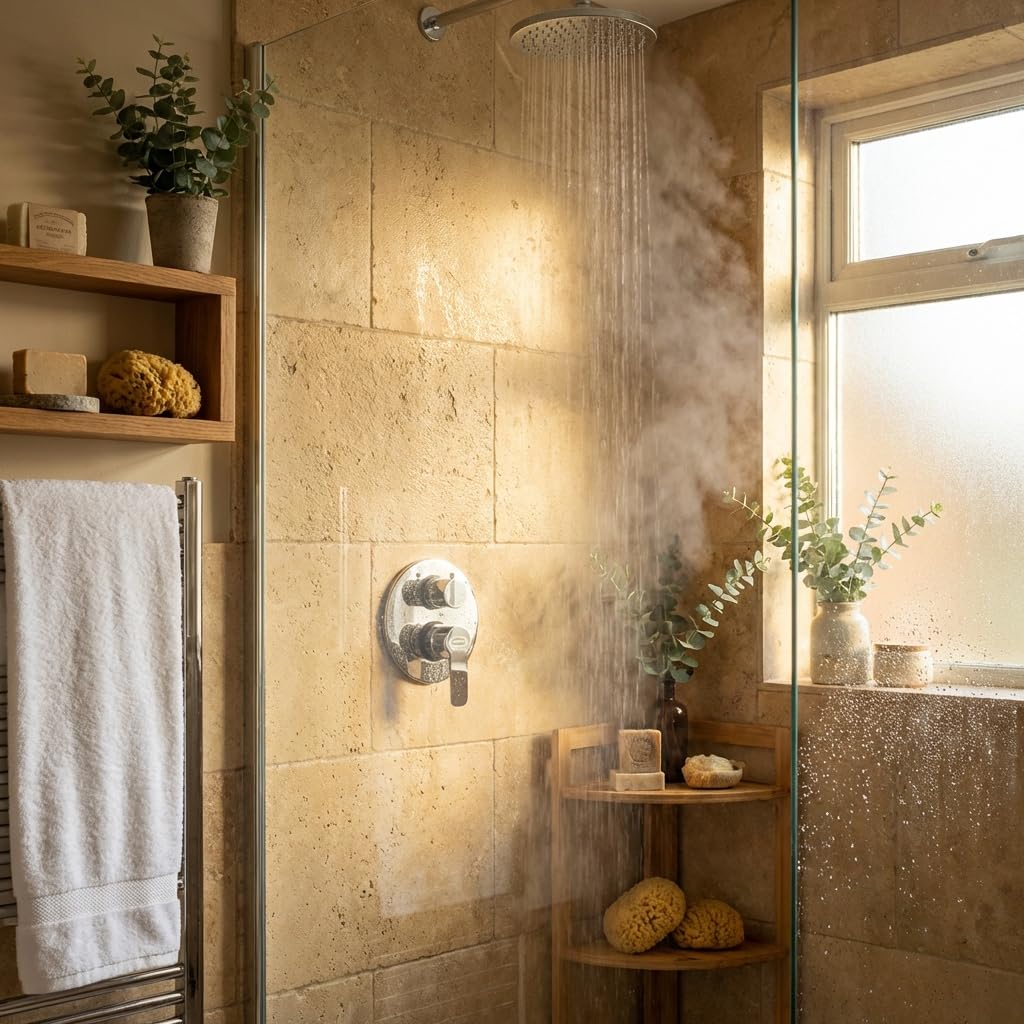 Miscelatore doccia incasso con deviatore monocomando cromato – Eolo | Jacuzzi