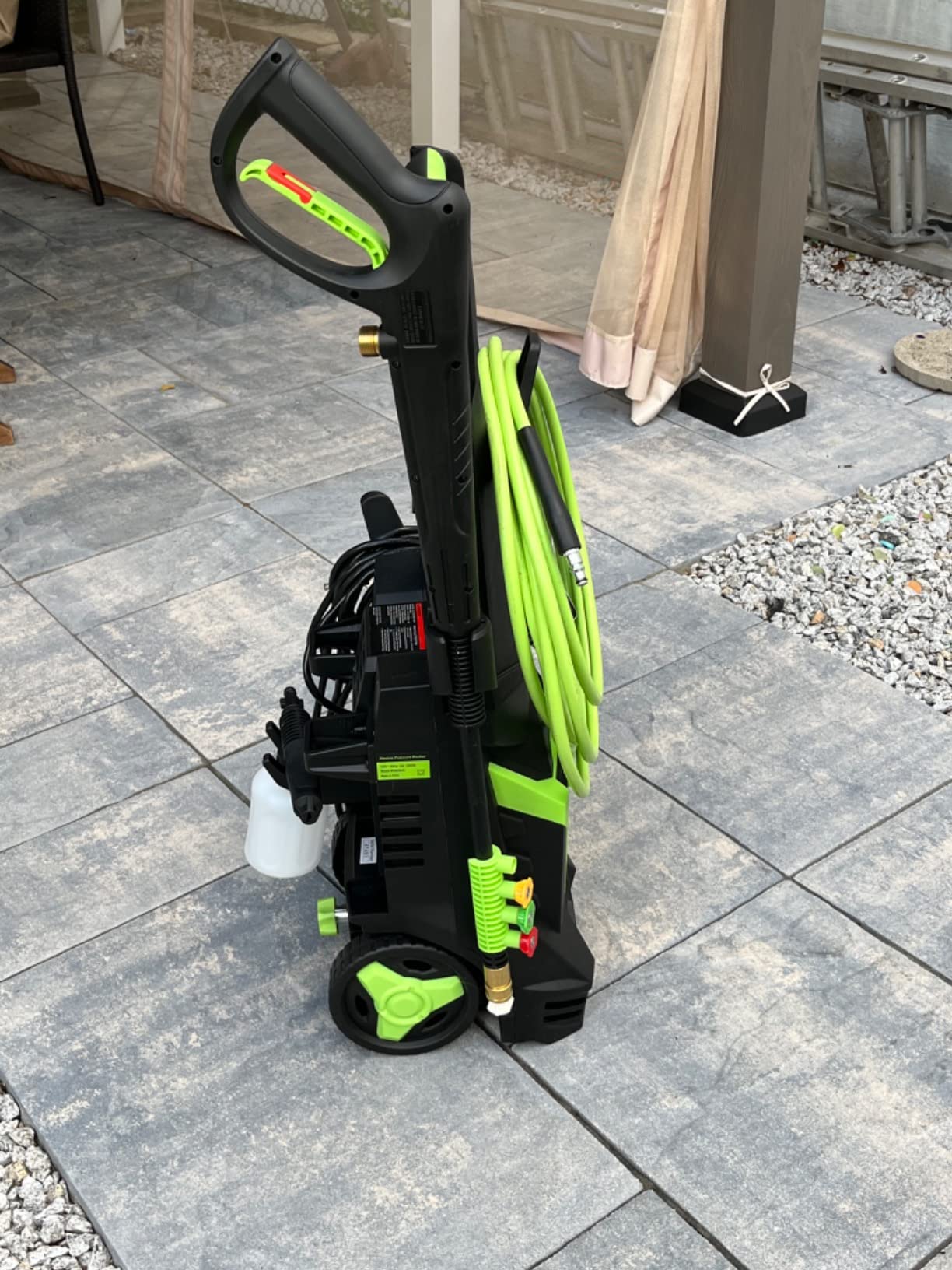 35/mo Finance PowRyte Electric Pressure Washer, Foam Cannon, 4