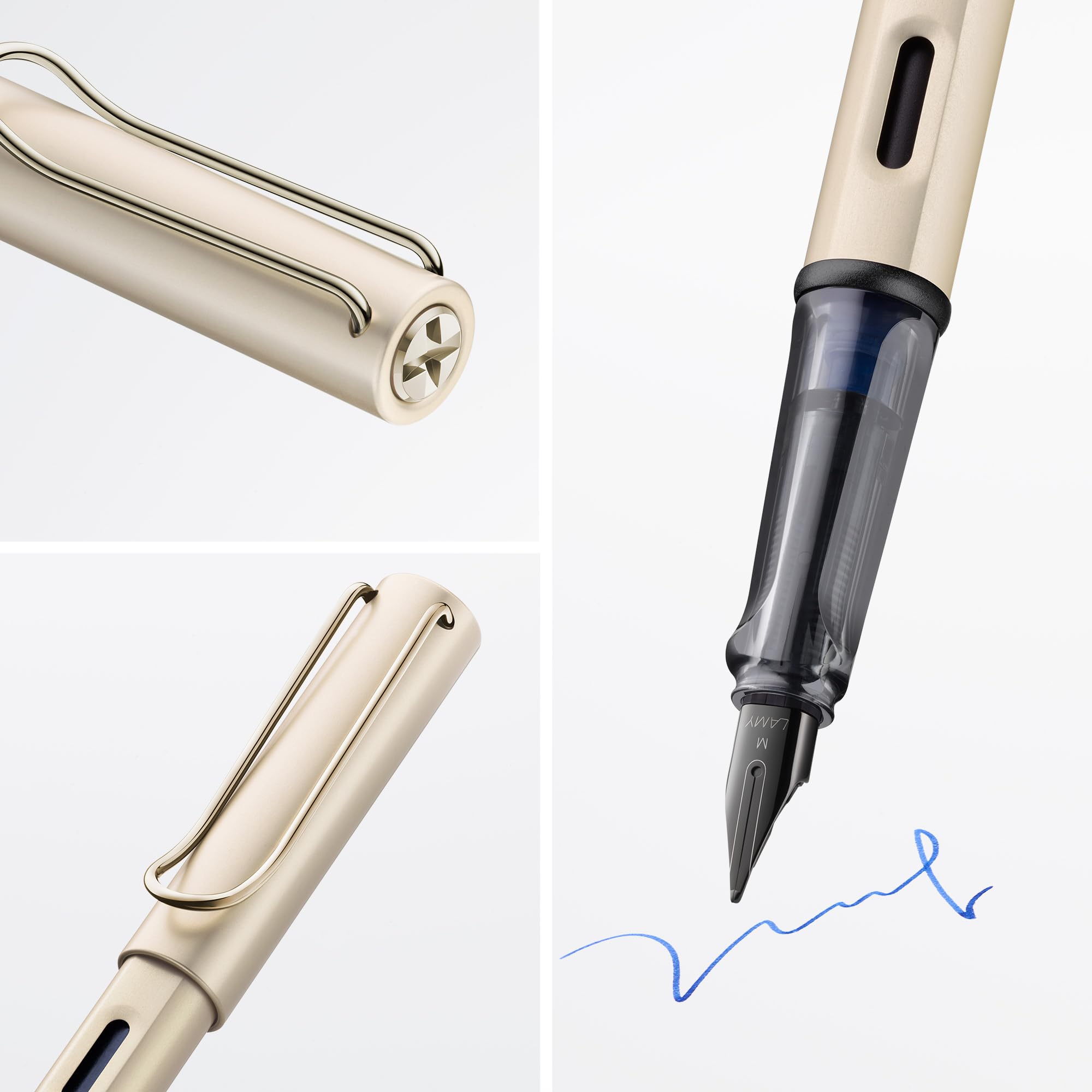 Amazon | Lamy LX 万年筆 アルミニウム パラジウム | 万年筆 | 文房具