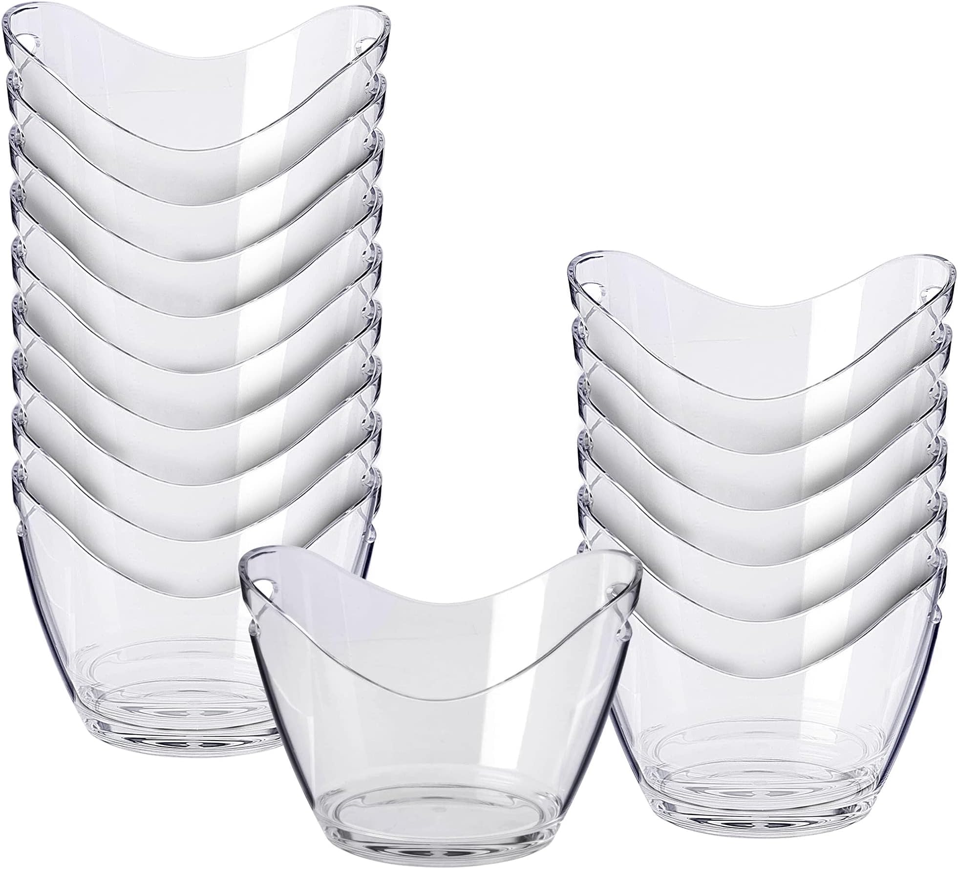 Agog Devine Accessories - Ice Bucket Clear Acrylic 3.5 Liter Good for up to 2 Wine or Champagne Bottles Ice Bucket (16)