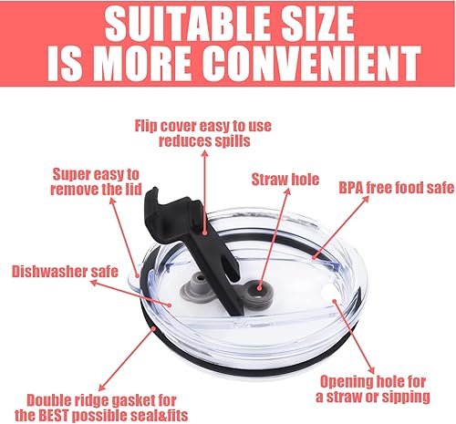 Miniatura 4 de Vaso de 40 onzas con asa, doble pared sellada al vacío de acero inoxidable aislado al vacío, taza de viaje al vacío, regalo para bebidas frías y