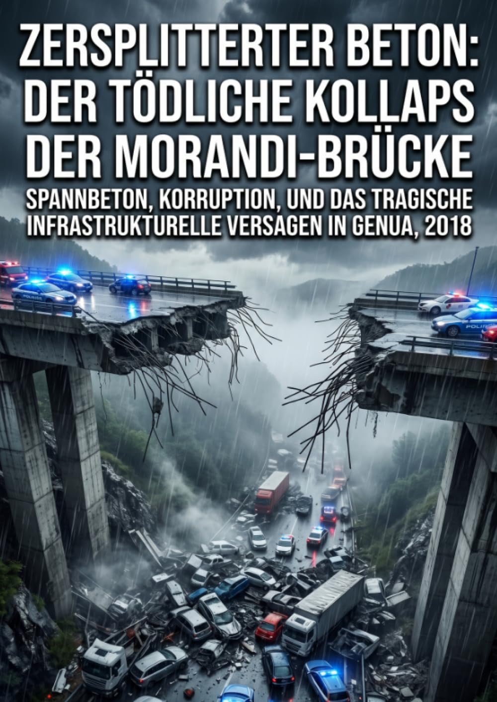 Zersplitterter Beton: Der tödliche Kollaps der Morandi-Brücke: Spannbeton, Korruption, und das tragische infrastrukturelle Versagen in Genua, 2018