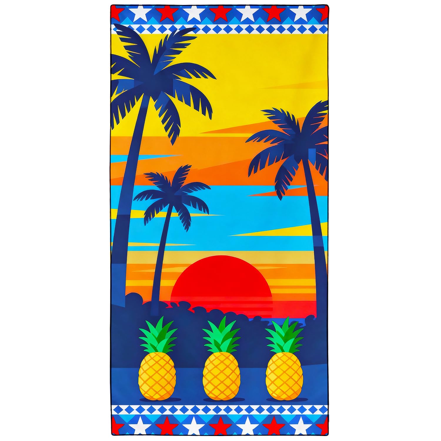 Zomer Mikrofaser Strandtuch 180x90cm Badetuch Groß Leicht Sc