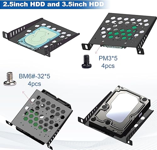 Miniatura 6 de GeeekPi DeskPi RackMate TT Mini gabinete de servidor para mini PC, red, servidores, audio y equipo de video Negro -,Black