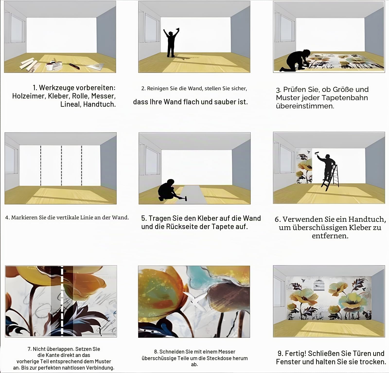 Fototapete Vlies Tapete Digitale Kunst Magische Bibliothek Bücher Federn 400 x 280 cm 3D Effekt Wandbild Vlies Wandtapete Moderne Wohnzimmer Mural Schlafzimmer Kinderzimmer TV Hintergrund Wand