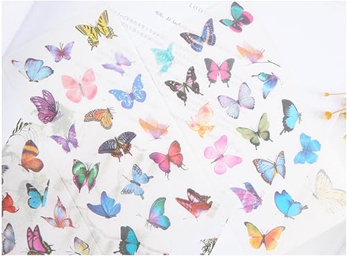 Miniatura 4 de Washi - Calcomanías para planificador, calcomanías adhesivas decorativas, juego de calcomanías para álbumes de recortes para diario, álbum,