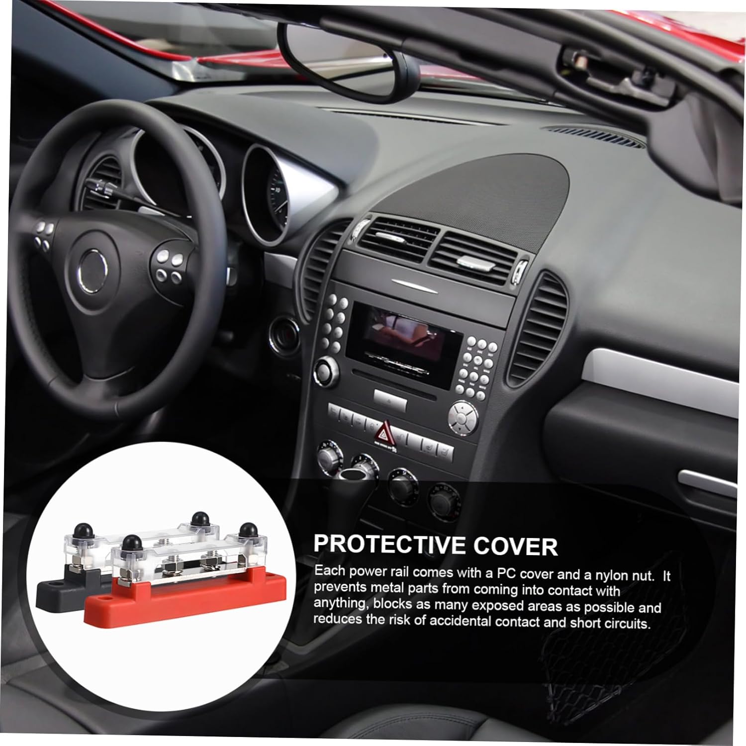 6sets Battery Terminal Block Bus Bar Power Distribution Block Boat Terminal