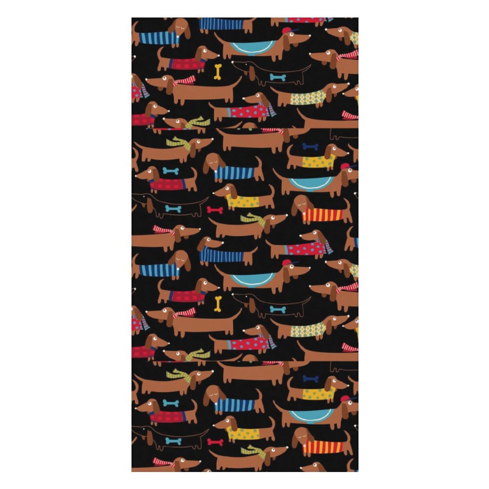 LWORZIIB Beach Towel, I Love My Dog Dachshunds Bath Towel, Pool Towel Great for Gym Swimming 80 X 160cm