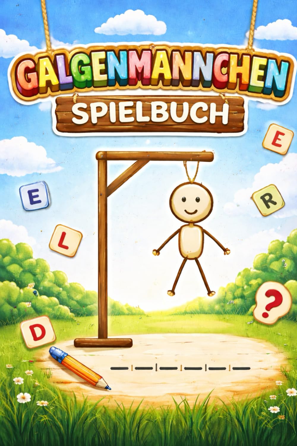 Galgenmännchen – Das große Wortspielbuch): Wörter raten für Kinder, Jugendliche & Erwachsene