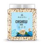 Auravita Premium Whole Cashews 1kg | Natural and Unsalted Kaju Ideal for Dieting, Snacking, Cooking, and Baking | Protein Rich Kajau Dry Fruits Perfect for Gifting