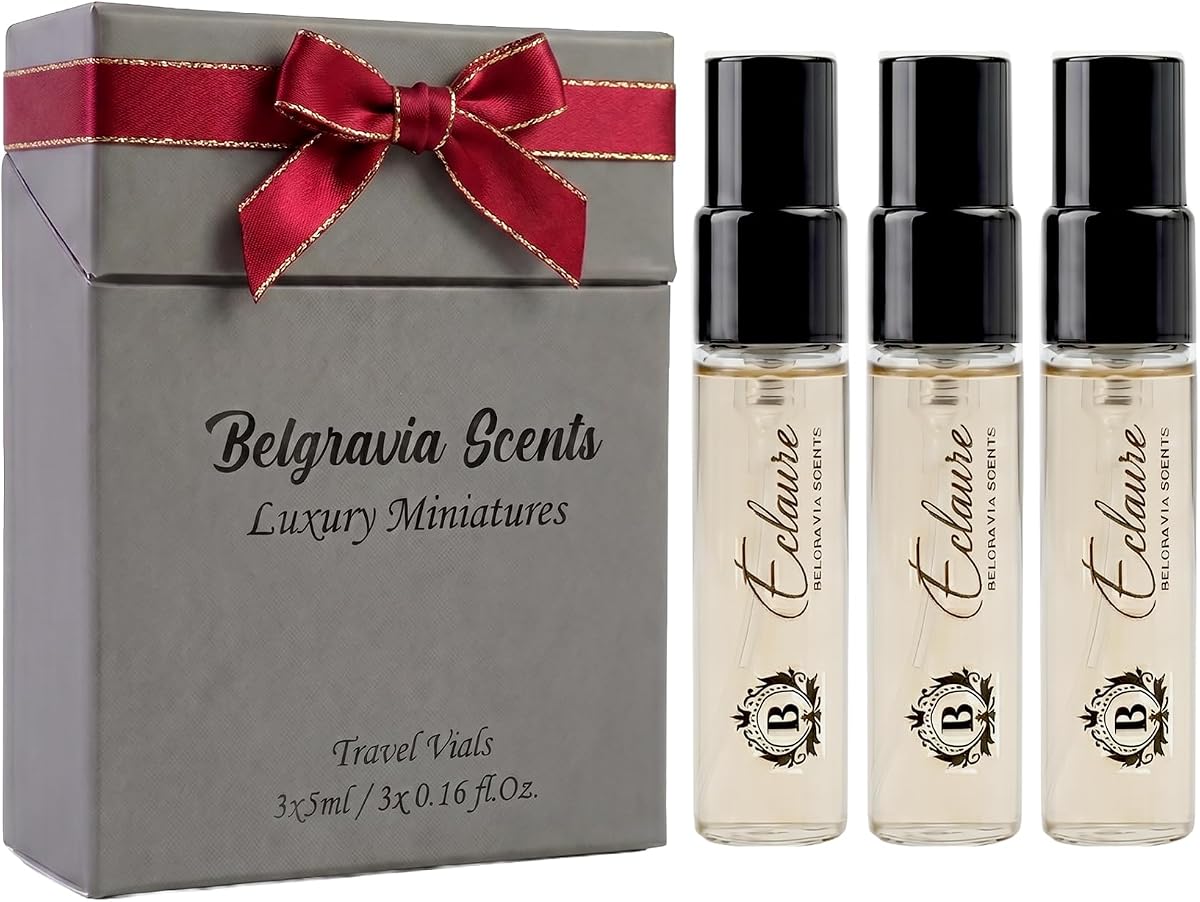 Tester Eclaure Eau De Parfum 5ml Refillable Mini Perfume - Long Lasting Fragrance For Women Premium Oil-Based Saffron Cologne With Bourbon Vanilla Luxury Miniatures EDP