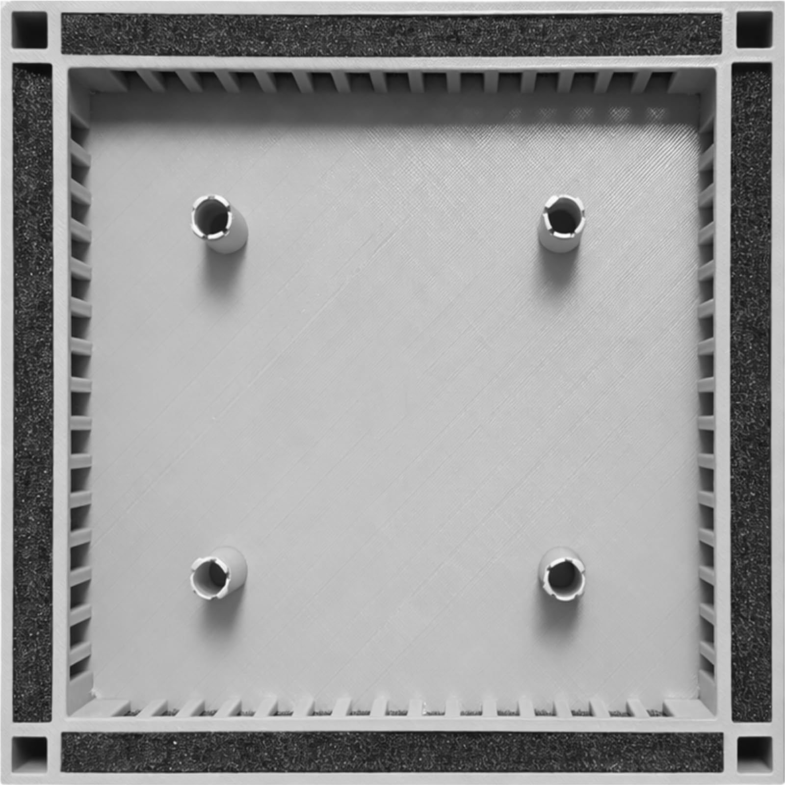 MKK Wentylator do pomieszczeń mieszkalnych, Ø 110 mm, wymienny filtr łazienkowy, wentylator wyciągowy, do łazienki, toalety, kuchni, montażu na ścianie (szary, Ø 110 mm, wyłącznik pociągany – cichy)
