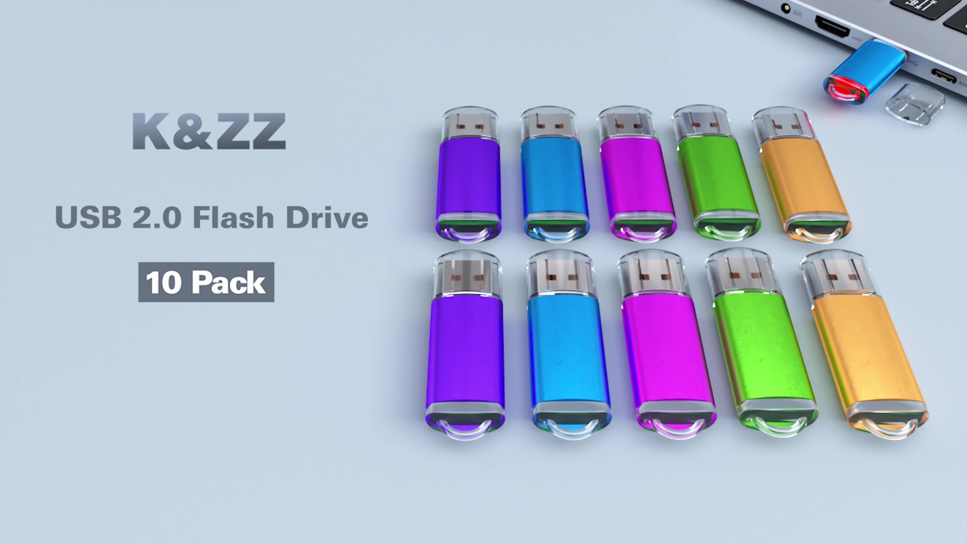 Amazon.com: 64GB Flash Drive 10 Pack 64G USB Flash Drive K&ZZ 64