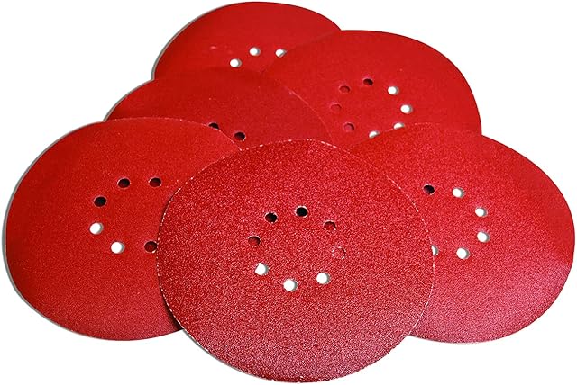 Evolution Power Tools 078-0091 Sanding Discs - 120 Grit Pack (6 Set), 0.03 cm*22.5 cm*22.5 cm