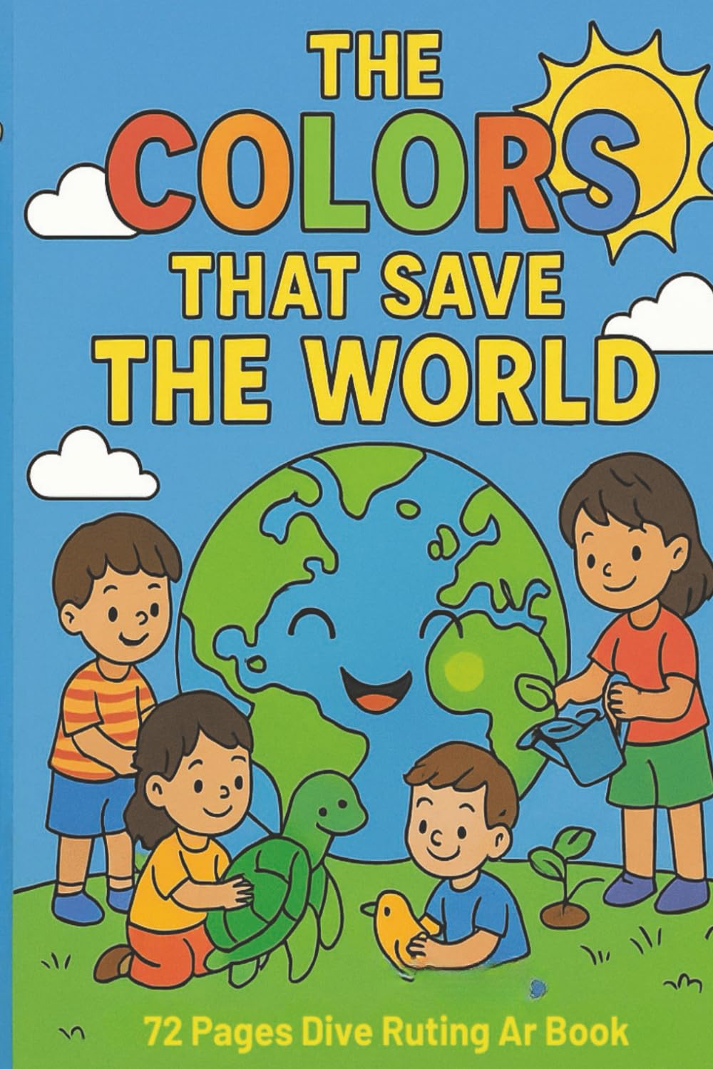 THE COLORS THAT SAVE THE WORLD: 72 PAGE COLORING BOOK