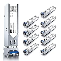 Vista 14 de H!Fiber.com Transceptor SFP+ de fibra 10GBase-LR, módulo SFP+ LC de modo único de 10Gb, para Cisco SFP-10G-LR, Ubiquiti UF-SM-10G, UniFi, Mikrotik