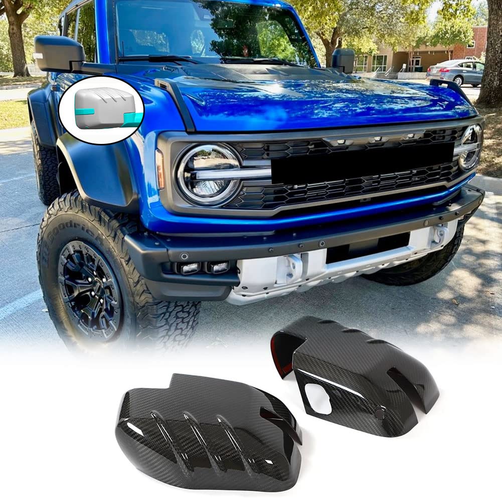 Capuchons de rétroviseurs en carbone Ford Bronco Sport Utility 2 et 4 portes 2021-2023