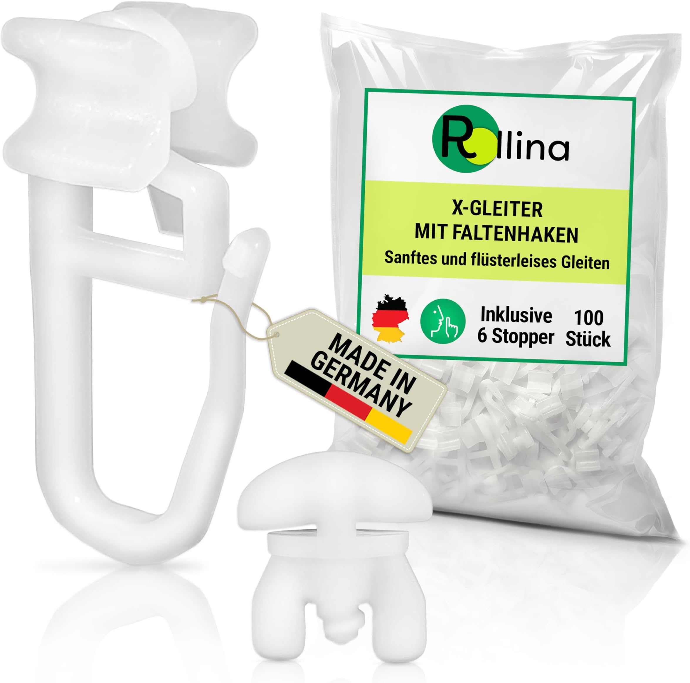 Amazon de Interdeco Faltengleiter X Gleiter F r Gardinenschienen Und amazon-de-interdeco-faltengleiter-x-gleiter-f-r-gardinenschienen-und