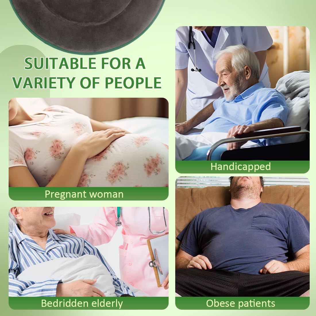 Coussin Pivotant 360° pour Voiture et Chaise – Aide au Transfert – Siège Rotatif Confortable et Antidérapant pour Seniors et Personnes à Mobilité Réduite (120 kg), 1 pièce de (Moyen)