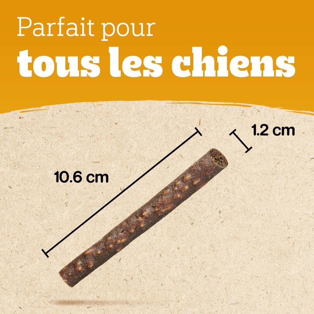 PEDIGREE Ranchos Sticks - Bâtonnets au foie de poulet - Récompenses pour chien adulte - 10 sachets de 60g
