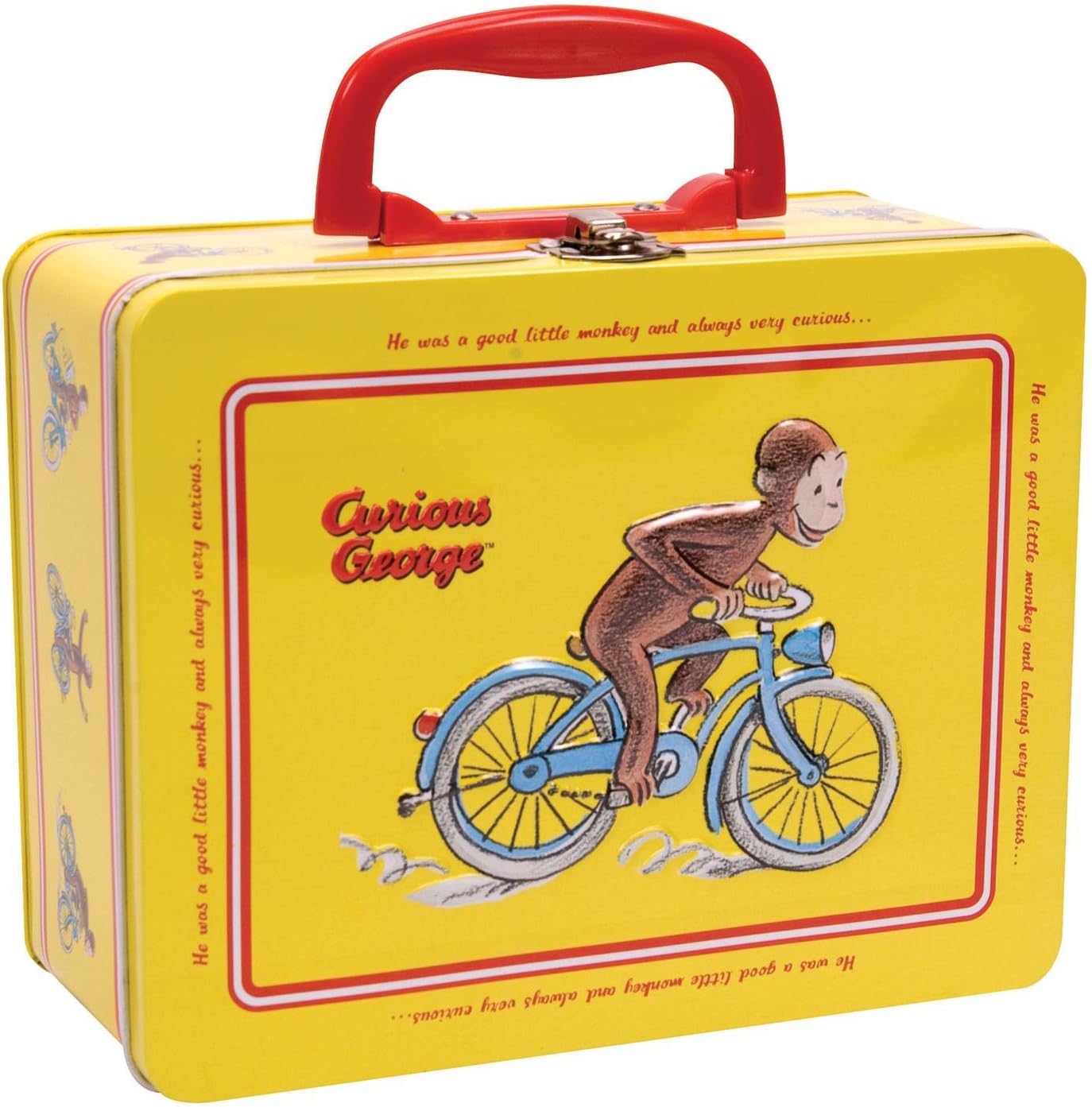 Curious George Tin Keepsake Box with Latch by Schylling