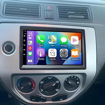 PHEZEN 7 inch Touchscreen Car Stereo Fit for Ford Focus 2005 2006 2007, Android 13 Double Din Car Radio with Carplay & Android Auto in-Dash Navigation BT Mirror Link WiFi Backup Camera 2+32G