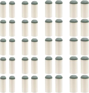 40 Pcs Slip On Pool Cue Tips, 4 Sizes 9mm/10mm/12mm/13mm Tacos De Billar, Pools Stick Tip Pools Table Accessories Pool Cue Tips Replacement Kit
